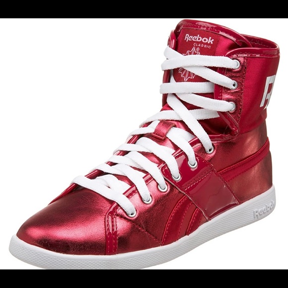 Reebok Top Down Hi-Top Metallic Sneaker - Picture 13 of 13